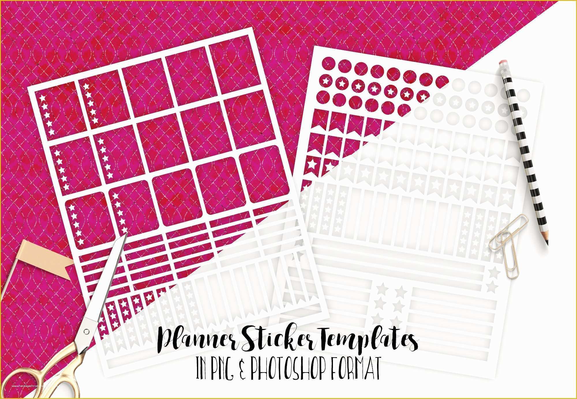 Free Planner Sticker Template Of Planner Sticker Templates Shop Templates Creative