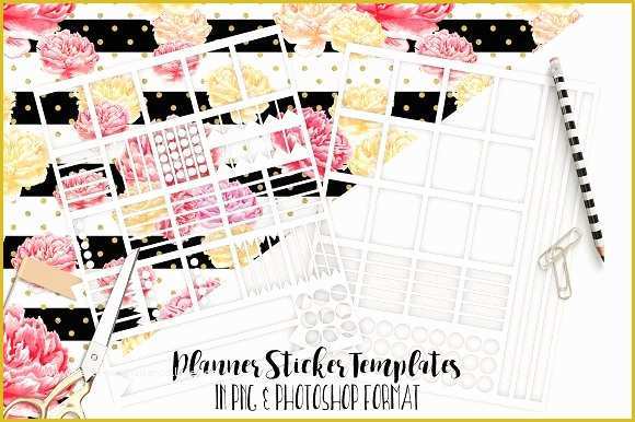 Free Planner Sticker Template Of Planner Sticker Templates Shop Templates On