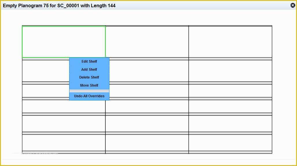 Free Planogram Templates Of assortment and Space Optimization