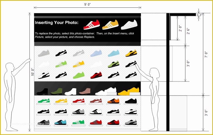 Free Planogram Templates Of Planogram & Retail Plans software Many Templates Included