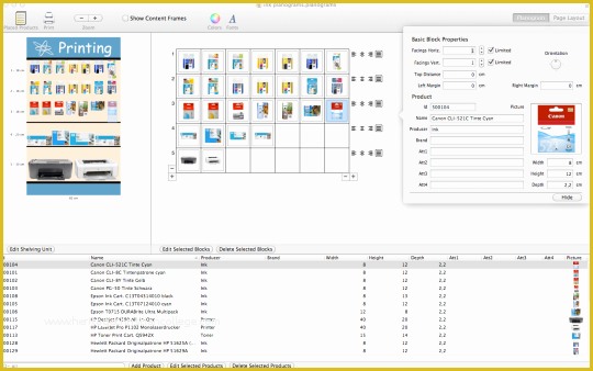 Free Planogram Templates Of Planograms for Mac Free and software Reviews