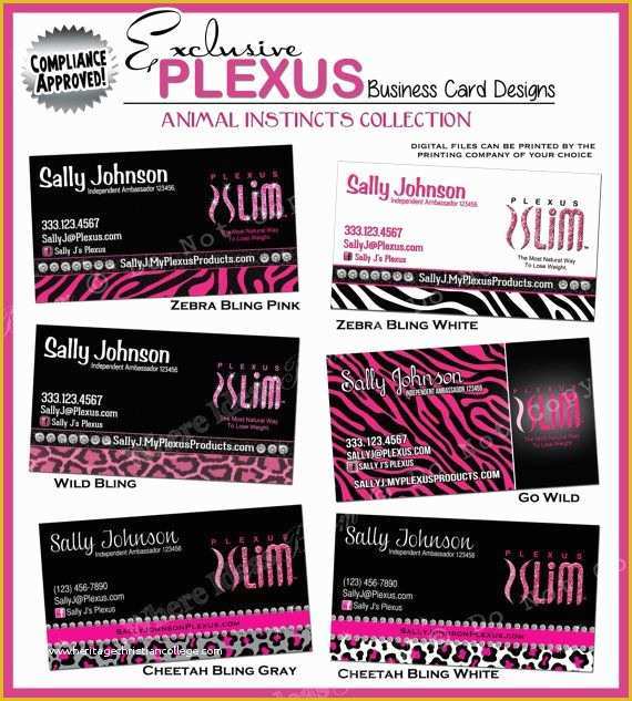 Free Plexus Business Card Templates Of Plexus Slim Business Cards