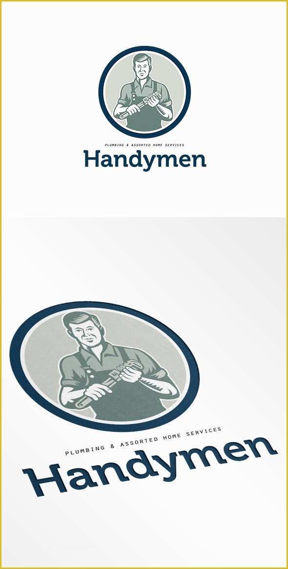 Free Plumbing Logo Templates Of Handymen Plumbing Services Logo Logo Templates