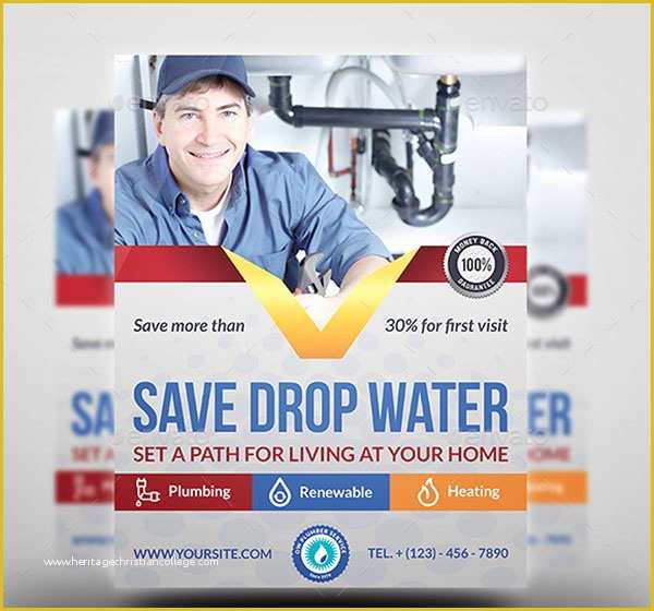 Free Plumbing Templates Of 25 Plumber Flyer Templates Free Design Ideas Creative