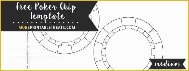 Free Poker Chip Template Of Poker Chip Template – Medium