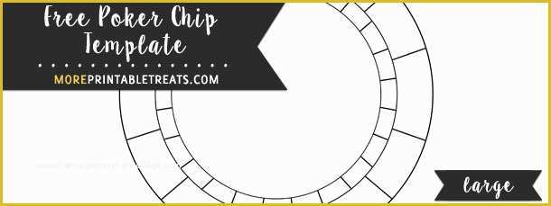 Free Poker Chip Template Of Poker Chip Template –