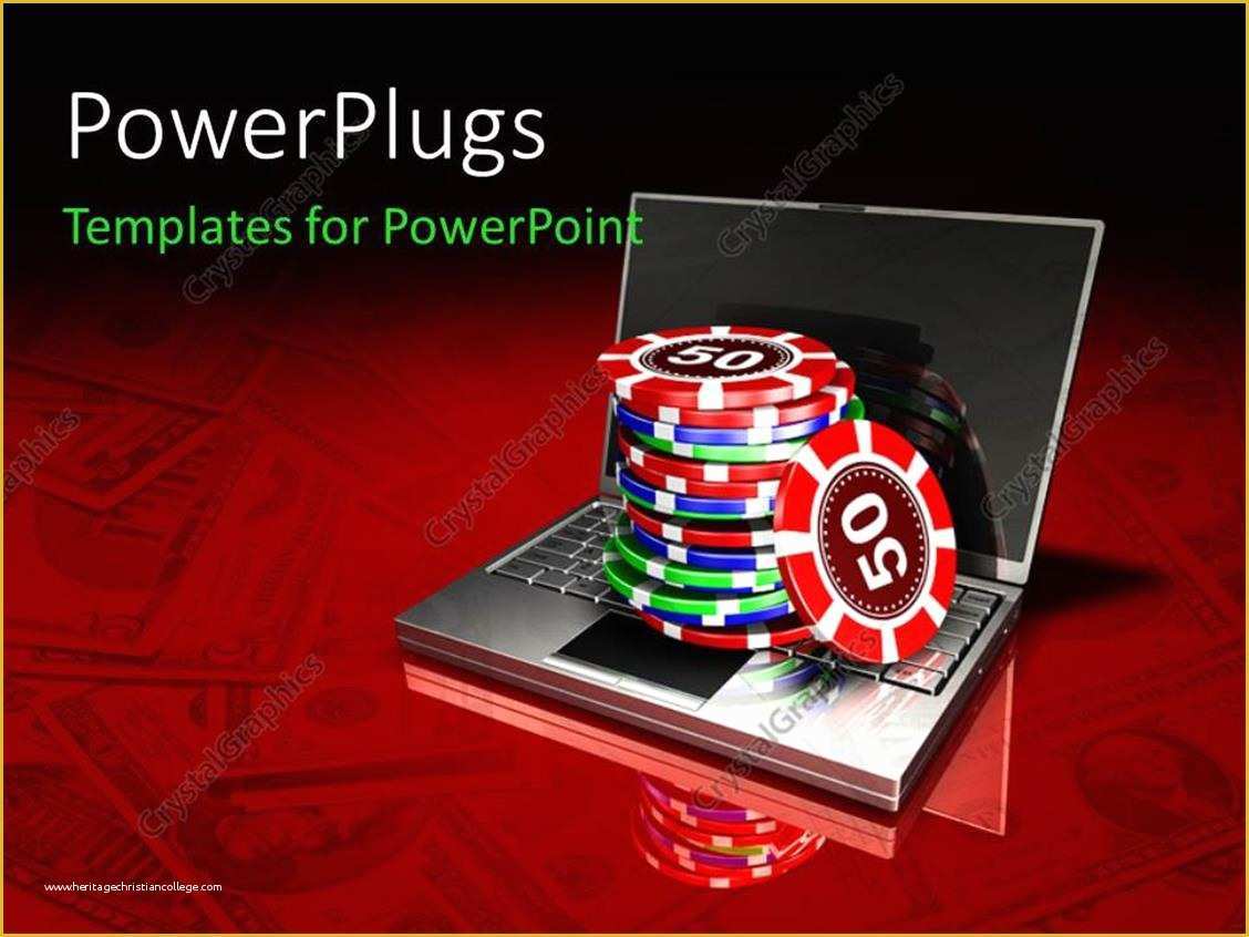 Free Poker Chip Template Of Powerpoint Template A Collection Of Chips with A