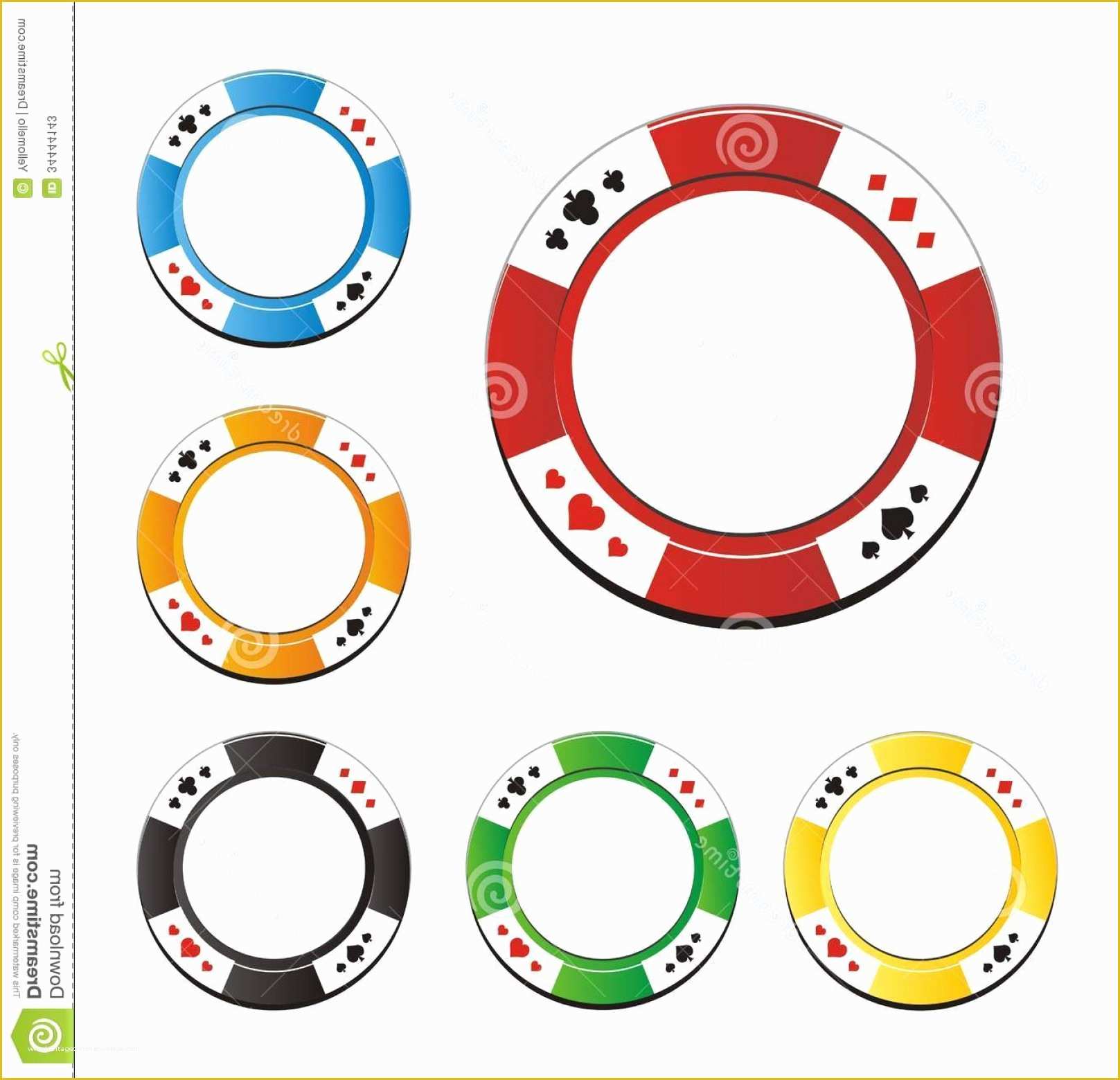 Free Poker Chip Template Of Stock S Poker Chip Vector Sets Suitable Casino User