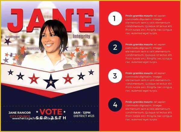 Free Political Campaign Flyer Templates Of 10 Political Flyer Templates Printable Psd Ai Vector