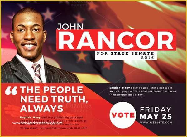 Free Political Campaign Flyer Templates Of 12 Political Flyer Templates