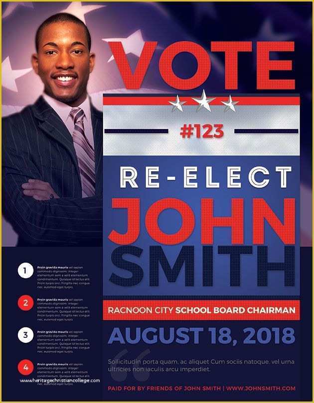 Free Political Campaign Flyer Templates Of Free Political Campaign Flyer Templates Political
