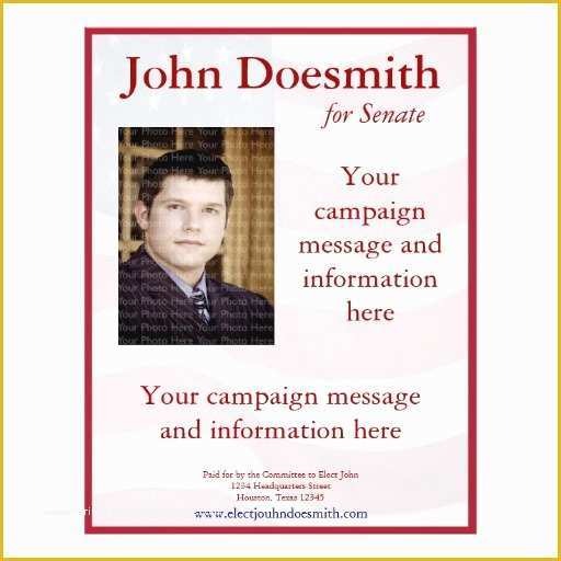 Free Political Campaign Flyer Templates Of Political Campaign Flyer Template