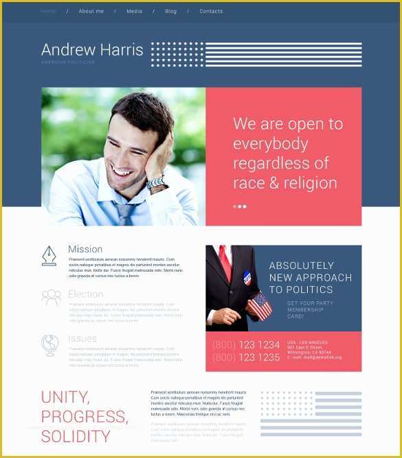 Free Political Website Templates Of 19 Political HTML5 themes & Templates