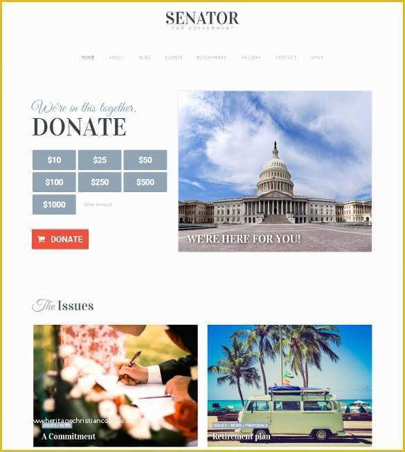 Free Political Website Templates Of 19 Political HTML5 themes & Templates
