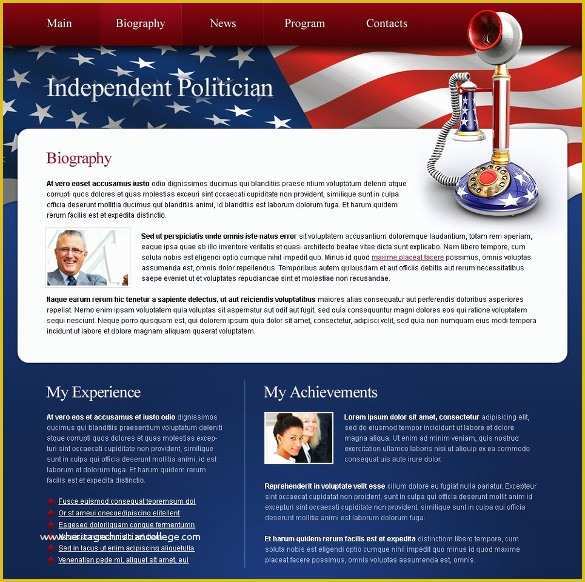 Free Political Website Templates Of 21 Political Website themes & Templates