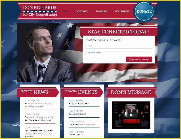 Free Political Website Templates Of 21 Political Website themes & Templates