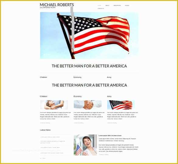 Free Political Website Templates Of 23 Political Website themes & Templates