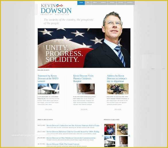 Free Political Website Templates Of 23 Political Website themes & Templates