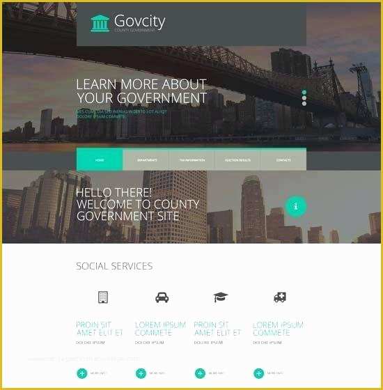 Free Political Website Templates Of City Website Template