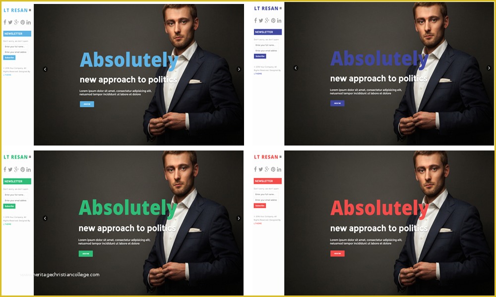 Free Political Website Templates Of Lt Resan – Free Joomla Political Website Template