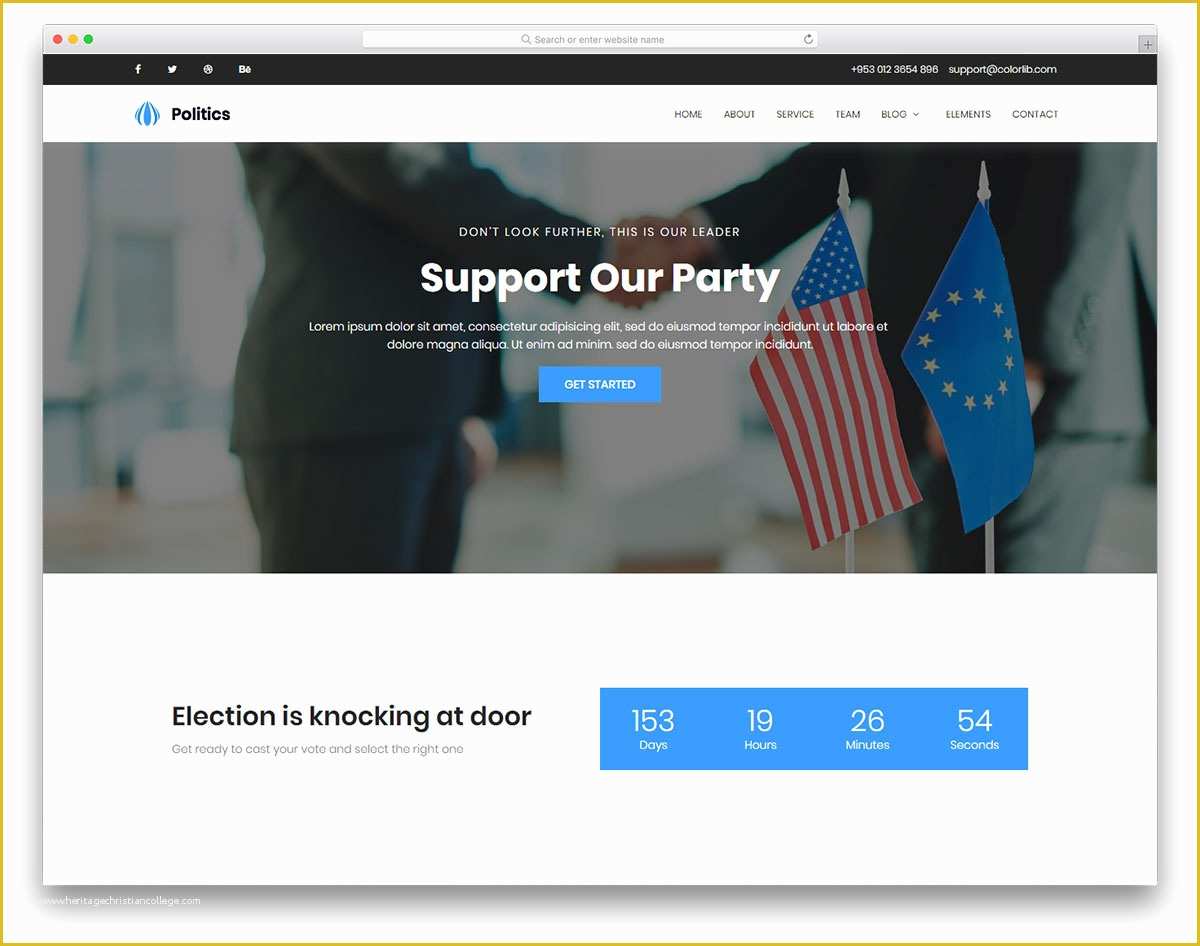 Free Political Website Templates Of Politics Free Political Website Template Colorlib