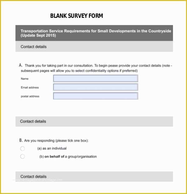 Free Poll Template Of 24 Blank Survey Templates – Pdf Word Excel