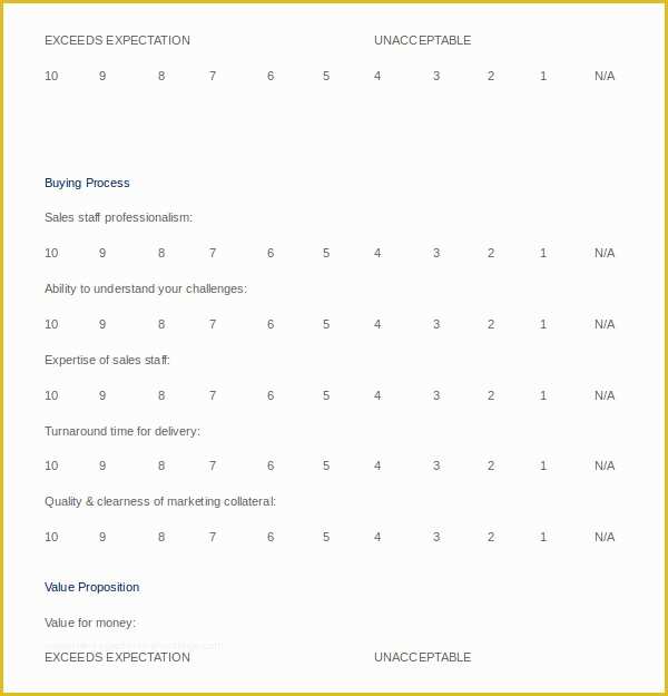 Free Poll Template Of Customer Satisfaction Survey Questions Sample Pdf