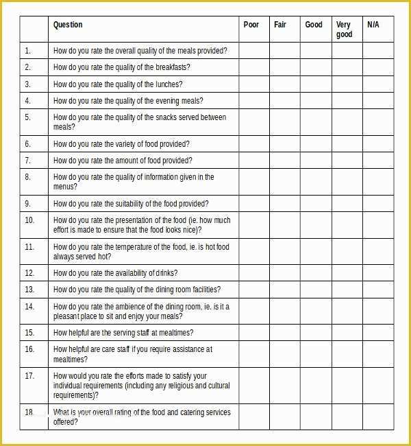 Free Poll Template Of Sample Questionnaire Template Beautiful Template Design