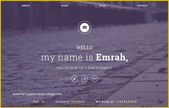 Free Portfolio Website Templates HTML Of 22 Free HTML Css Psd Templates Of February 2015