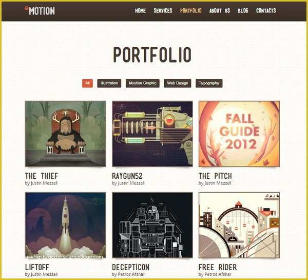 Free Portfolio Website Templates HTML Of 25 Free and Premium Portfolio Website Template