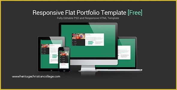 Free Portfolio Website Templates HTML Of 70 Flat Responsive HTML Website Templates