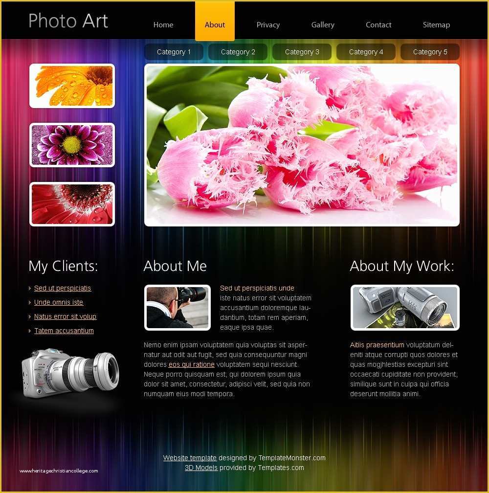 Free Portfolio Website Templates HTML Of Free HTML5 Website Template Portfolio