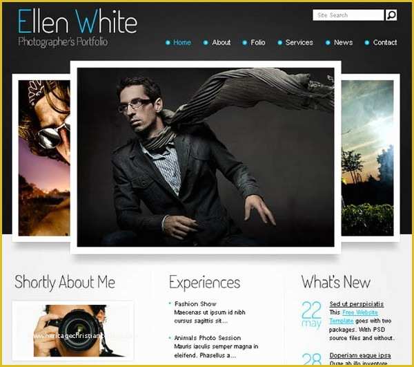 Free Portfolio Website Templates Of 24 Free and Premium Portfolio Website Templates