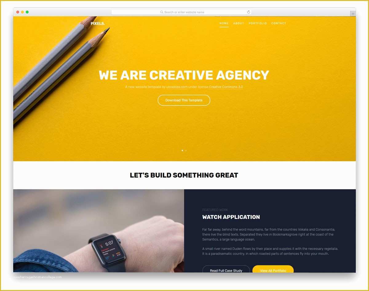 Free Portfolio Website Templates Of 28 Free Portfolio Website Templates for All Creative