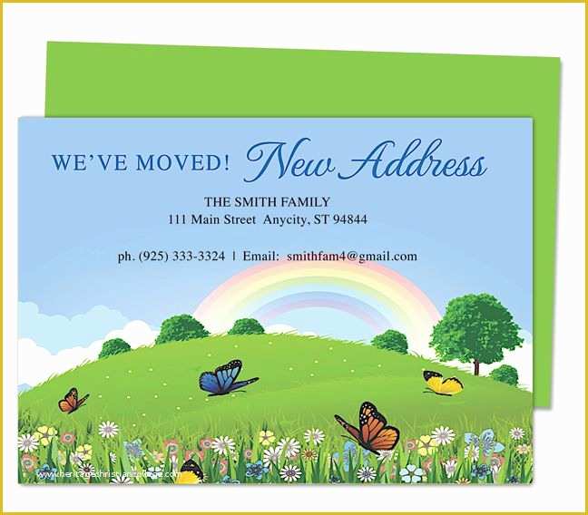 Free Postcard Templates for Mac Of 14 Best Images About Moving Announcements New Address