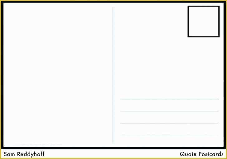 Free Postcard Templates for Mac Of Postcard Ai Template – Michaelboydfo
