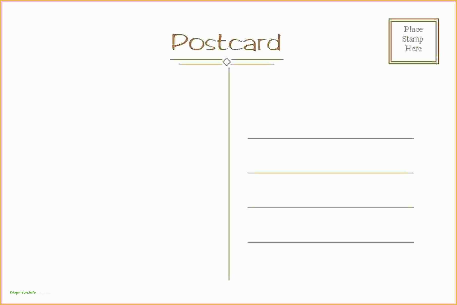 Free Postcard Templates for Mac Of Unique Avery Postcard Templates for Mac