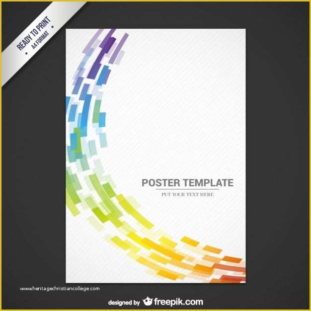 Free Poster Design Templates Of Abstract Flyer Template Free Vector Graphics