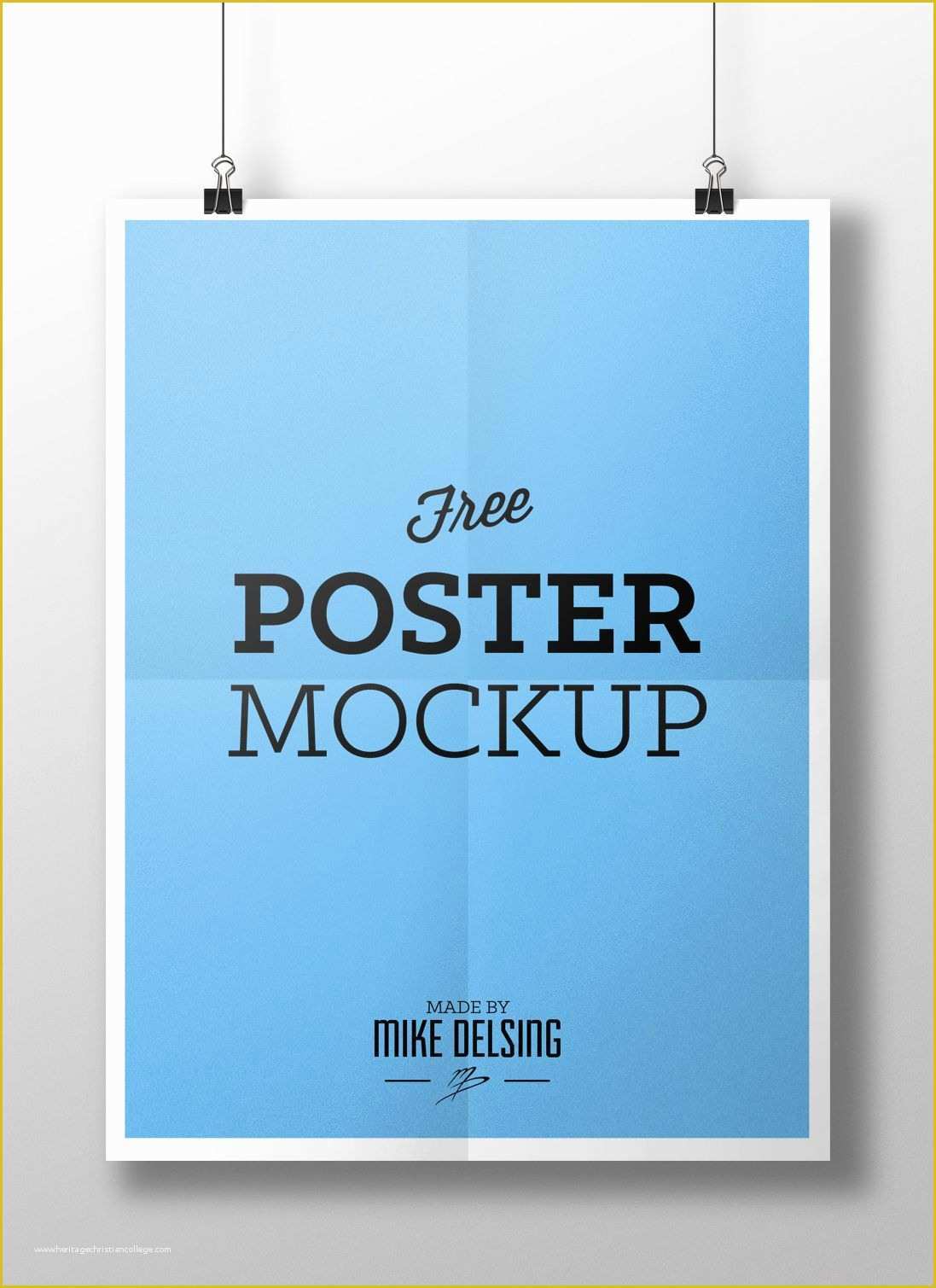 Free Poster Design Templates Of Freebie Friday Free Poster Mockup