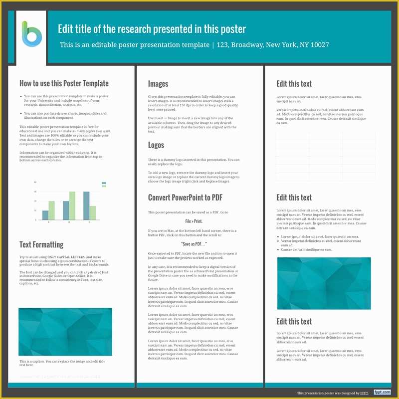 Free Poster Design Templates Of Presentation Poster Templates Free Powerpoint Templates