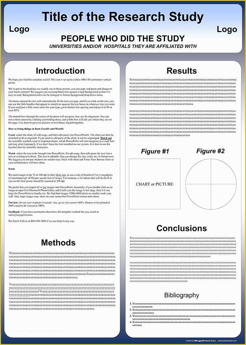 Free Poster Templates Of Free Powerpoint Scientific Research Poster Templates for