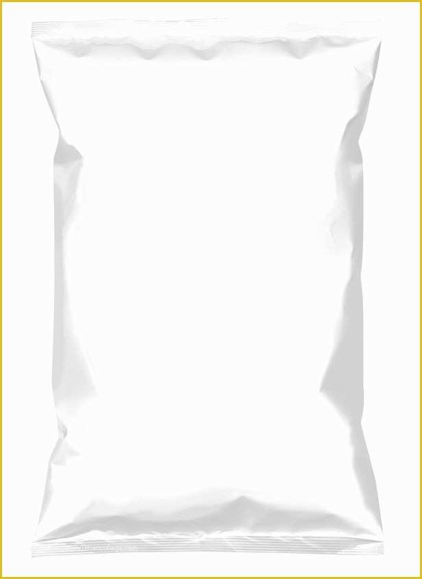 Blank Chip Bag Template