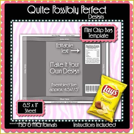 Free Potato Chip Bag Template Of Chip Bag Template – Templatesource ...