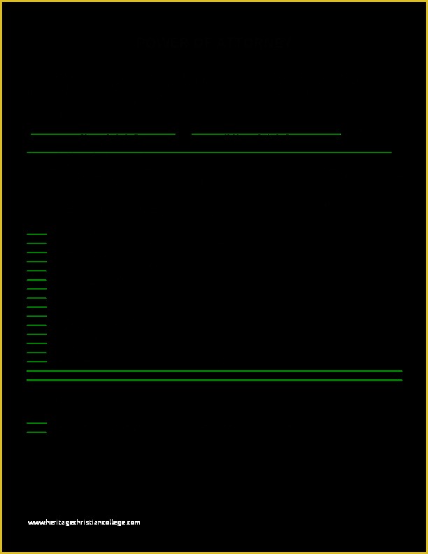 Free Power Of attorney form Template Of Power Of attorney form