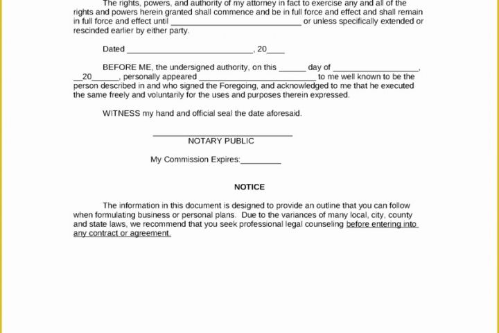 Free Power Of attorney form Template Of Sample Special Power Of attorney for Medical Authorization