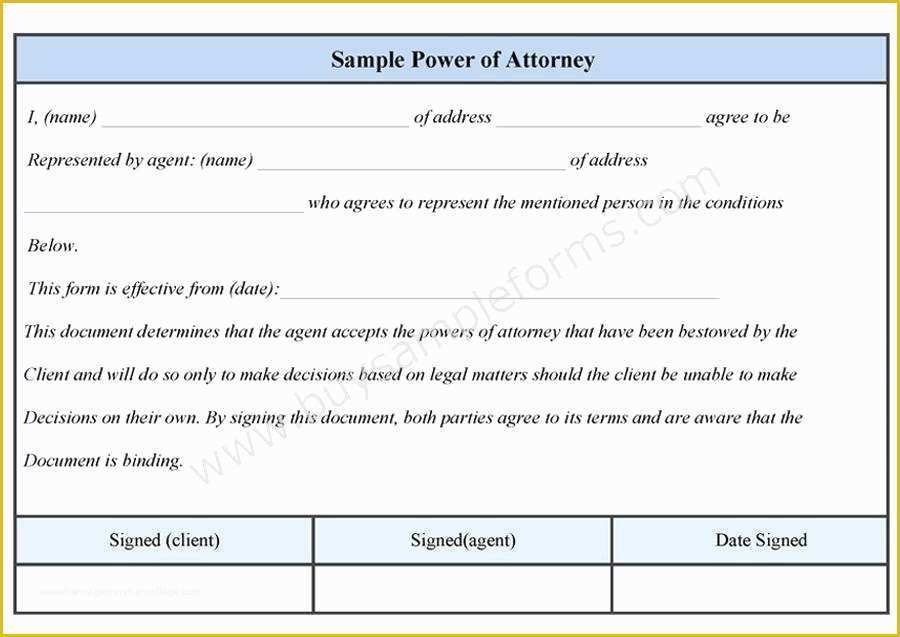 Free Power Of attorney Template California Of Best Free Power attorney Template California