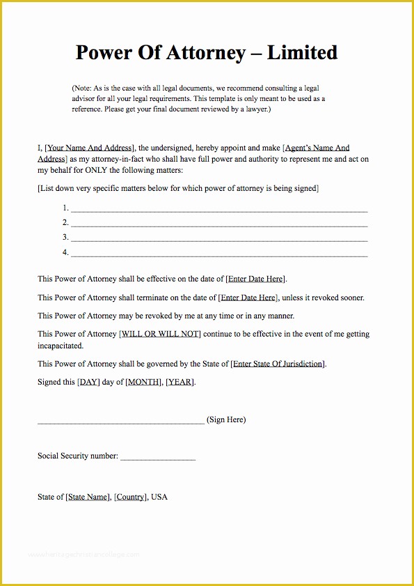 Free Power Of attorney Template California Of Power Of attorney form Free Download