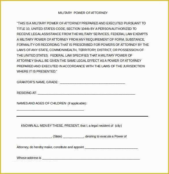 Free Power Of attorney Template Of 15 Word Power Of attorney Templates Free Download