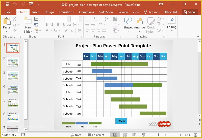 Free Powerpoint Project Management Templates Of Free Project Plan Template for Powerpoint Fppt