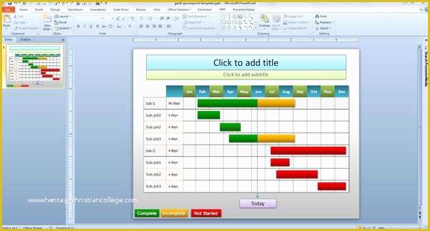 Free Powerpoint Project Management Templates Of Free Project Roadmap Template Powerpoint Free Gantt